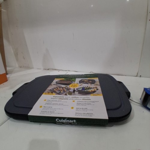 CUISINART 4-IN-1 EXPANDABLE PREP AND SERVE TUB - 4.6GAL - GREY/BLACK (MODEL: 2007043) image 3