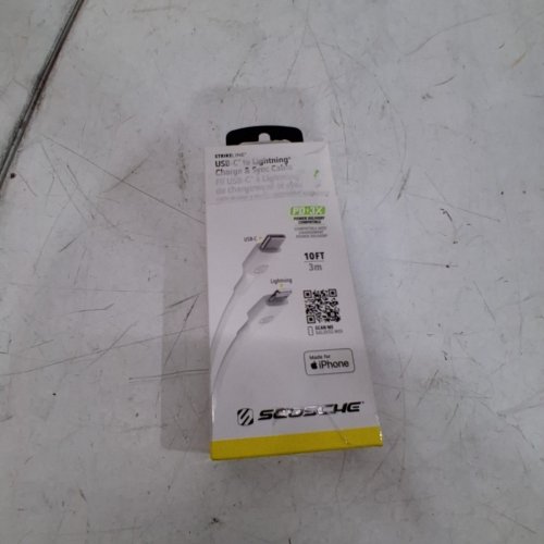 SCOSCHE STRIKELINE USB-C TO LIGHTNING - 10FT - WHITE (MODEL:CI410WT-SP) image 4
