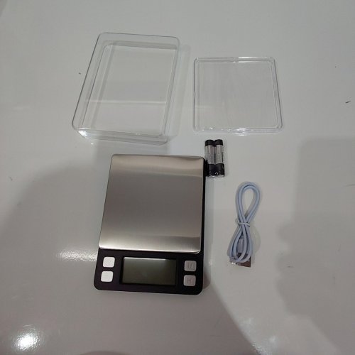 BOMATA DIGITAL PRECISION SCALE - 1000G/0.01G - SILVER (MODEL: BS2000) image 3