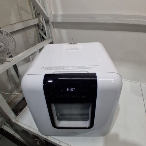 MIDEA COUNTERTOP DISHWASHER PORTABLE WITH BUILT IN WATER TANK - 6L CAPACITY, 162ºF TEMP - 16" X 17" X 20" - WHITE - (MODEL: MDC17P2DWW) image 3