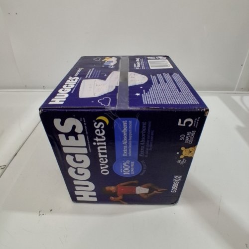 50PK HUGGIES WINNE THE POOH OVERNITES BABY DIAPERS - SIZE 5 (27LB+) image 2