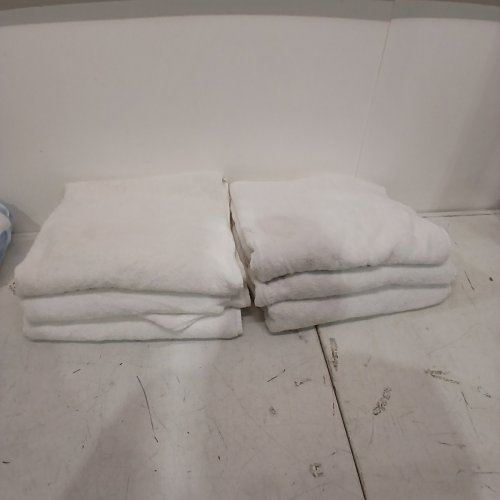 6PK GRANDEUR HOSPITALITY BATH TOWELS - 30" X 54" - WHITE (MODEL: 4500995) image 2