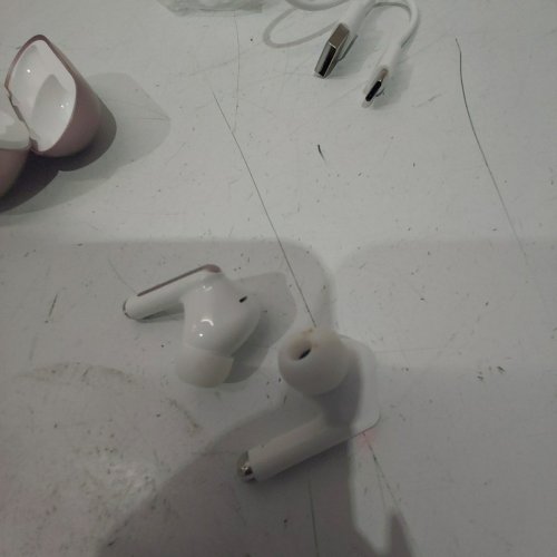 BHNYBWUL BLUETOOTH WIRELESS EARBUDS WITH TOUCH CONTROLS AND BATTERY DISPLAY CASE - PINK (MODEL: S66) image 4