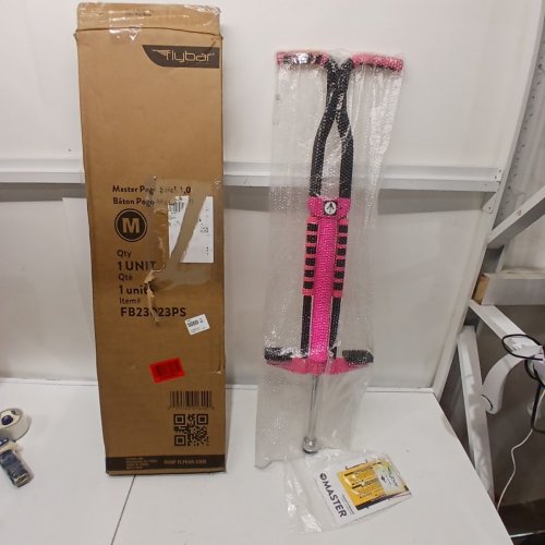 FLYBAR MASTER POGO STICK 1.0 - 160LB MAX - 38" - PINK/BLACK (MODEL: FB23023PS) image 2