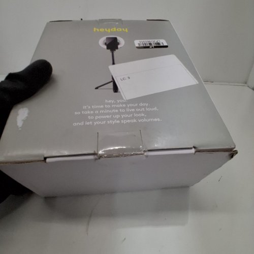 HEYDAY TRIPOD SELFIE STICK WITH RING LIGHT - ADJUSTABLE LED BRIGHTNESS AND LENGTH - 7.7"-30" - BLACK (MODEL: 7229) image 4