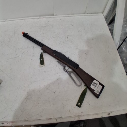 PARRIS TOY BIG GAME WESTERN REPEATER TOY RIFLE GUN - 27" - BROWN AND BLACK (MODEL: 20) image 3