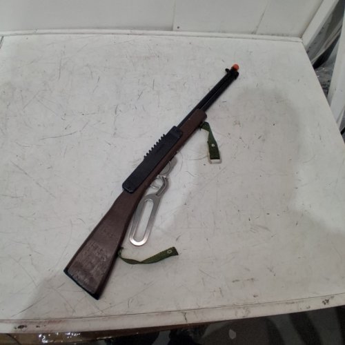 PARRIS TOY BIG GAME WESTERN REPEATER TOY RIFLE GUN - 27" - BROWN AND BLACK (MODEL: 20) image 4