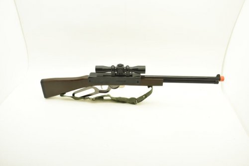 PARRIS TOY BIG GAME WESTERN REPEATER TOY RIFLE GUN - 27" - BROWN AND BLACK (MODEL: 20) image 2