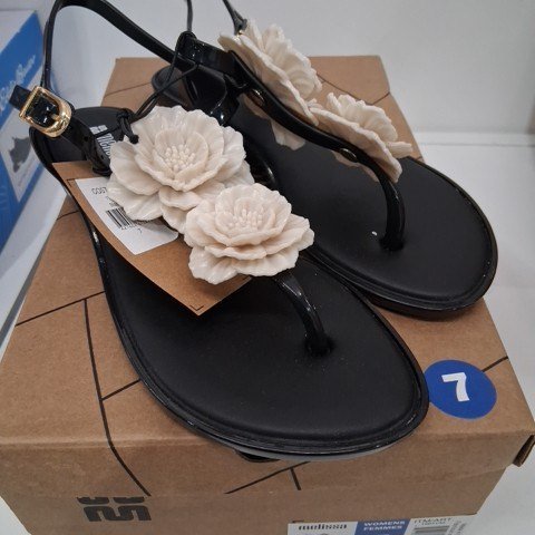 WOMEN'S MELISSA SOLAR SPRINGTIME SANDAL - SIZE 7 - BLACK (STYLE: 1984148) image 2