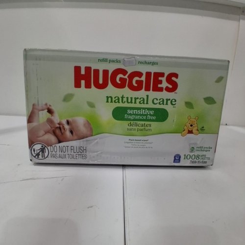 336pk HUGGIES NATURAL CARE SENSITIVE SKIN BABY WIPES image 3