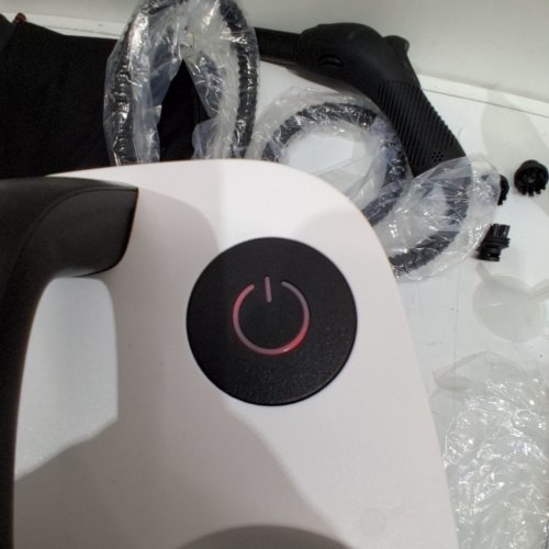 WIRQO HANDHELD STEAM CLEANER WITH ATTATCHMENTS - BLACK/WHITE image 2