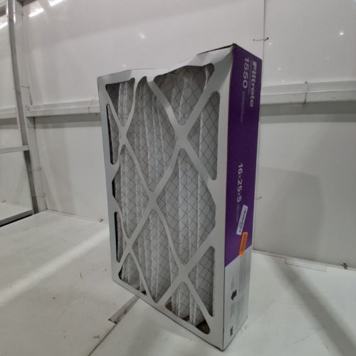 FILTRETE 16X25X5 MPR 1550 PLEATED AC FURNACE AIR FILTER, HEALTHY LIVING ALLERGEN REDUCTION, image 2