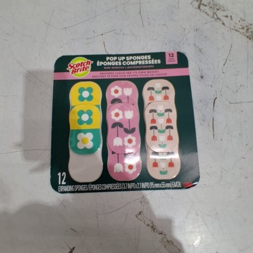 11PK SCOTCH-BRITE NON-SCRATCH POP-UP SPONGES - MULTICOLOUR (MODEL: 1995233) image 2