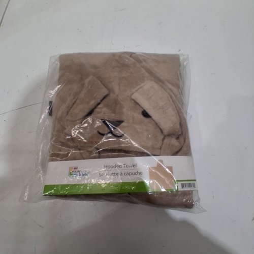 MAINSTAYS KIDS HOODED TOWEL - 24" X 48" - BROWN image 2
