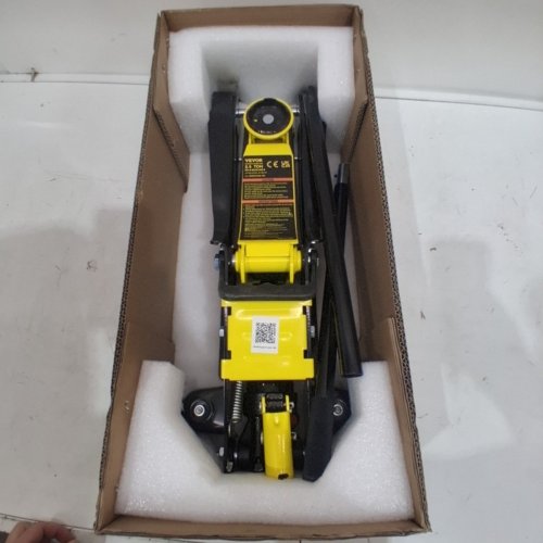 Heavy Duty Low Profile Heavy-Duty Steel Floor Jack with Single Piston Hydraulic Pump - 2.5 Ton cap - Yellow (model: wd-a-02250-a00-0) image 3