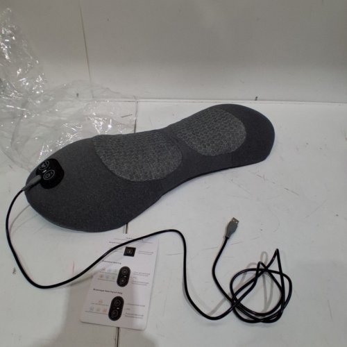 3-IN-1 ELECTRIC LUMBAR SUPPORT PILLOW - 23" X 10" - GRAY image 4