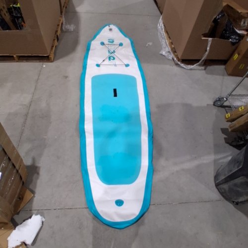 FUNWATER INFLATABLE STAND UP PADDLE BOARD WITH BEGINNERS SUP ACCESSORIES - 11FT6" X 33" X 6" - SKY BLUE (MODEL: SUPJH01) image 2