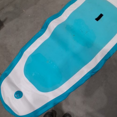 FUNWATER INFLATABLE STAND UP PADDLE BOARD WITH BEGINNERS SUP ACCESSORIES - 11FT6" X 33" X 6" - SKY BLUE (MODEL: SUPJH01) image 3
