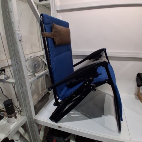 3D MESH ZERO GRAVITY CAMPING LOUNGE CHAIR - BLUE image 2