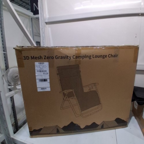 3D MESH ZERO GRAVITY CAMPING LOUNGE CHAIR - BLUE image 3