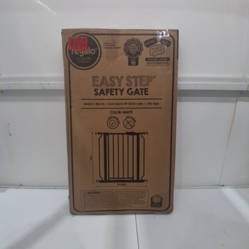 REGALO EASY STEP SAFETY GATE - 29"- 38.5" - WHITE (MODEL : 1160-DS) image 3