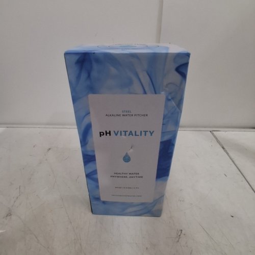 INVIGORATED WATER PH VITALITY ALKALINE WATER PITCHER - 64OZ/1.9L - STAINLESS STEEL image 4