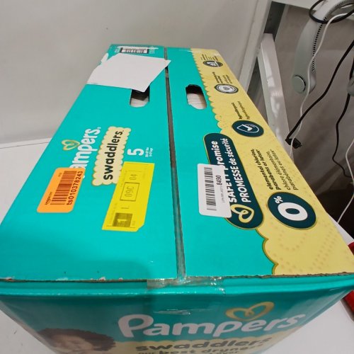 100PK PAMPERS SWADDLERS 100% LEAKPROOF DISPOSABLE BABY DIAPERS - SIZE 5 image 3