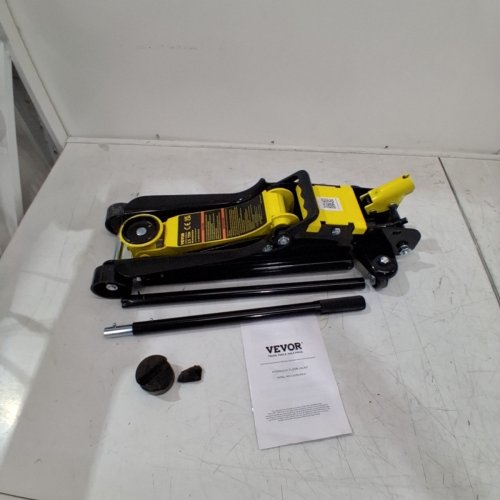 VEVOR HEAVY DUTY LOW PROFILE HYDRAULIC FLOOR JACK-2.5-TON, 3.2" HEIGHT LIFTING RANGE - YELLOW - (MODEL: WD-A-02250-A00-0) image 2