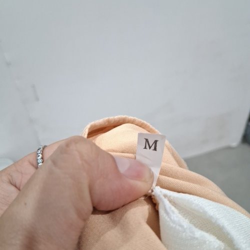 WOMEN'S SHOULDER PADDED BLAZER - MEDIUM - PEACH image 3