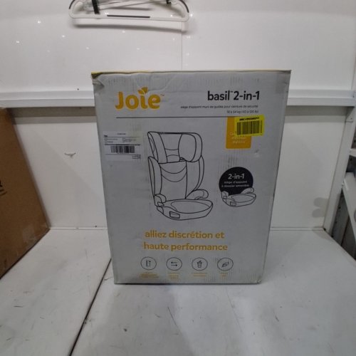 JOIE 2-IN-1 LIGHTWEIGHT BASIL HIGHBACK/BACKLESS BOOSTER CAR SEAT - 4-12 YEAR/120LBS MAX - BLACK (MODEL: C1220HASHA910) image 6