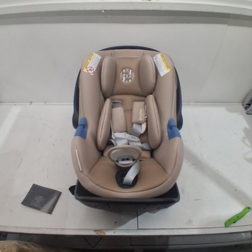 CYBEX GOLD ATON G SWIVEL CAR SEAT WITH BASE - 180° ROTATION - ALMOND BEIGE - (MODEL:524002647) image 3