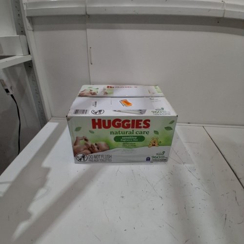 15PK (960 WIPES) HUGGIES UNSCENTED NATURAL CARE HYPOALLERGENIC BABY WIPES (MODEL:00036000501292) image 3