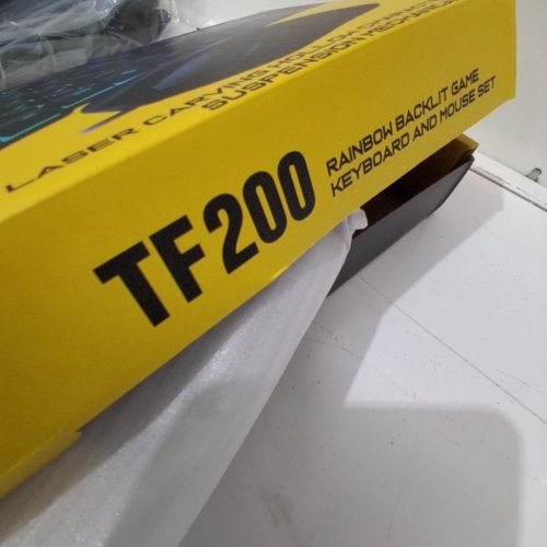 2PC GAMING KEYBOARD AND MOUSE COMBO - RGB BACKLIT (MODEL: TF200) image 3