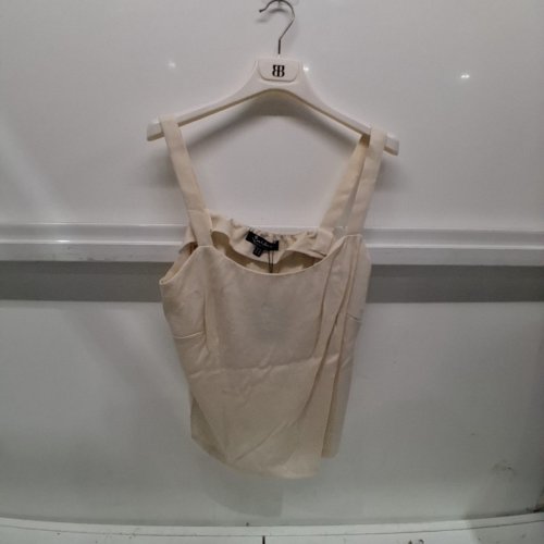 WOMEN'S BARILOCHE SLEEVELESS TOP - MEDIUM - 40 - NATURAL OFF-WHITE (STYLE : ARCIEL) image 2