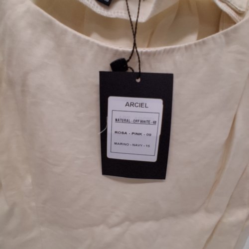 WOMEN'S BARILOCHE SLEEVELESS TOP - MEDIUM - 40 - NATURAL OFF-WHITE (STYLE : ARCIEL) image 4