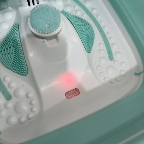 HOMEDICS SMART SPACE DELUXE COLLAPSIBLE FOOT BATH - MINT GREEN (MODEL: FB-503H) image 2