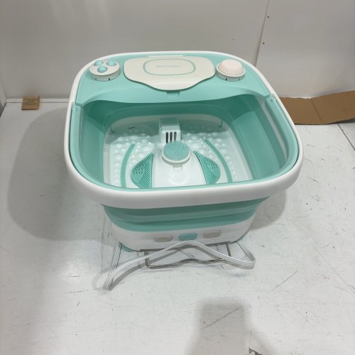 HOMEDICS SMART SPACE DELUXE COLLAPSIBLE FOOT BATH - MINT GREEN (MODEL: FB-503H) image 4