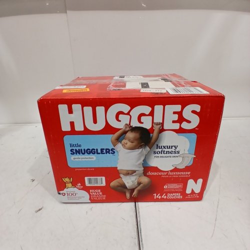 139PK HUGGIES DISNEY BABY LITTLE SNUGGLERS BABY DIAPERS - SIZE NEWBORN (UP TO 10 LBS) - DISNEY WINNIE THE POOH (MODEL: 55737-N) image 4