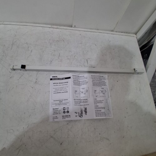 IDEAL SECURITY PATIO DOOR SECURITY TENSION BAR - 25.75"-47.5" - WHITE (MODEL: BK110W) image 2