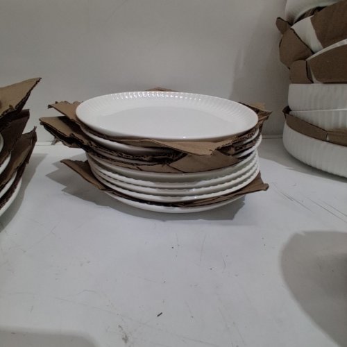 36PC MAISON NEUVE RIDGE BONE CHINA DINNERWARE SET - WHITE (MODEL: 2036823) image 4