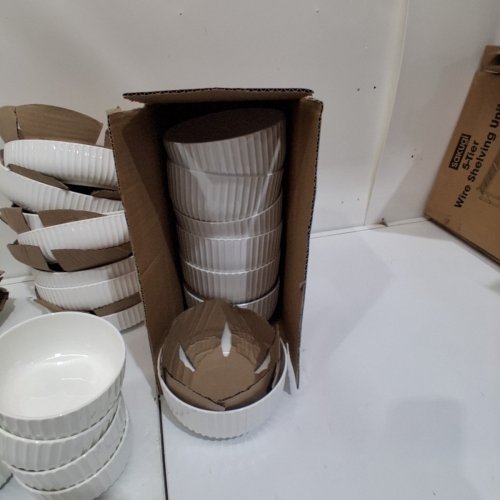 36PC MAISON NEUVE RIDGE BONE CHINA DINNERWARE SET - WHITE (MODEL: 2036823) image 7