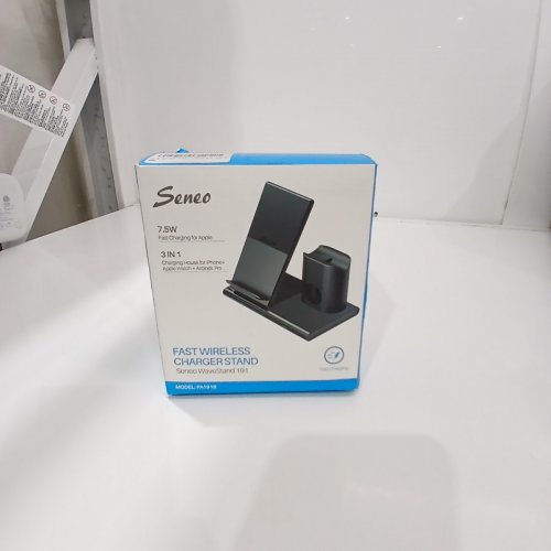 SENEO FAST WIRELESS 3-IN-1 CHARGER STAND FOR IPHONE, IWATCH, AIRPODS (MODEL: PA191B) image 2
