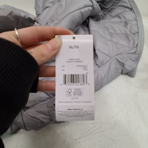 WOMAN'S GEORGE PACKABLE PUFFER JACKET - EXTRA LARGE - GREY image 2