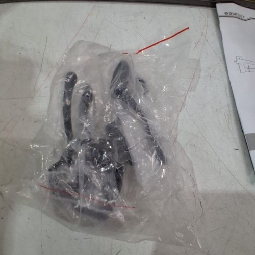 SMIBUY WALL-MOUNTED SHELF WITH COAT HOOKS, UTILITY HOOKS - 29" - WALNUT (MODEL: SBSHWL01) image 3