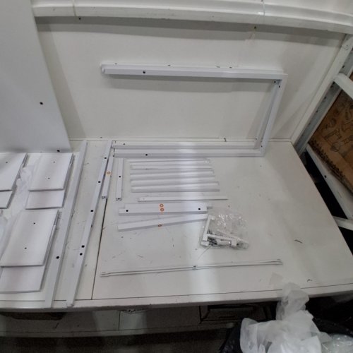 PAMRAY COMPUTER DESK WITH 4 DRAWERS - 32" - WHITE image 3