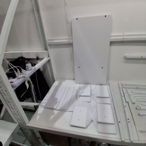 PAMRAY COMPUTER DESK WITH 4 DRAWERS - 32" - WHITE image 4