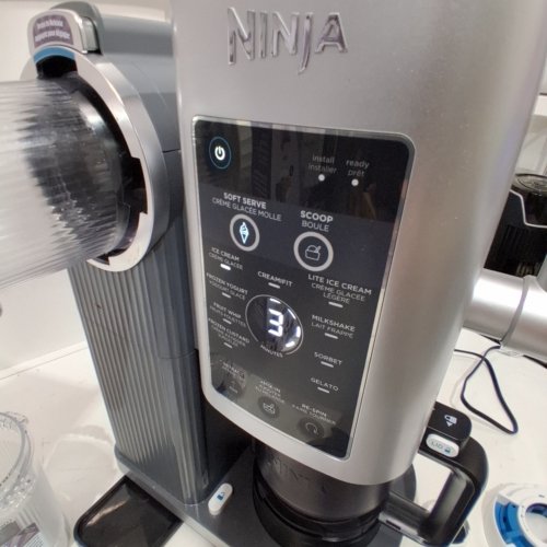 NINJA CREAMI SWIRL 12-IN-1 SOFT SERVE ICE CREAM & FROZEN TREAT MACHINE - BLACK/GREY - (MODEL: NC701C) image 2