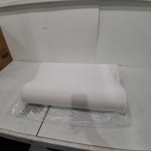 SLEEP INNOVATIONS CONTOUR MEMORY FOAM PILLOW - 24" X 15" - WHITE image 2