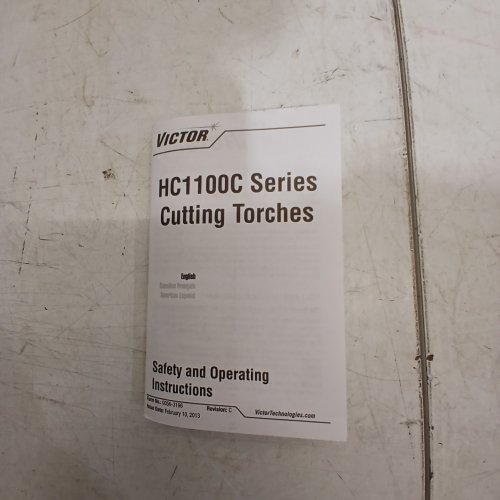 VICTOR 90 DEGREE SCRAP STRAIGHT CUTTING TORCH - 21" (MODEL: HC1100C SERIES) image 2