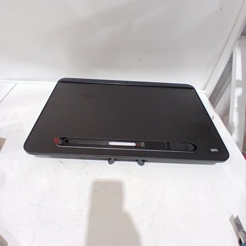 SAIJI LAPTOP BED TRAY DESK X-LARGE ADJUSTABLE LAPTOP TABLE - 23.6" X 17.7" X 10.7"-15.1" - BLACK (MODEL: S3) image 2